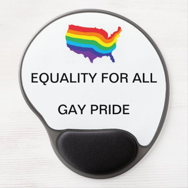 EQUALITY FOR ALL-GAY PRIDE GEL MOUSEPAD (Front)