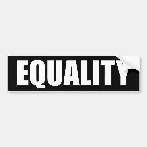 Equality for All LGBTQ Rights Bumper Sticker
