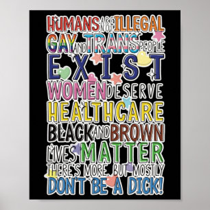 Equality For All - Much Love Sticker  Poster