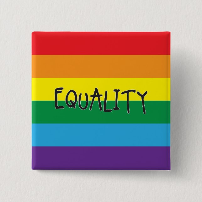 Equality for all pinback button (Front)