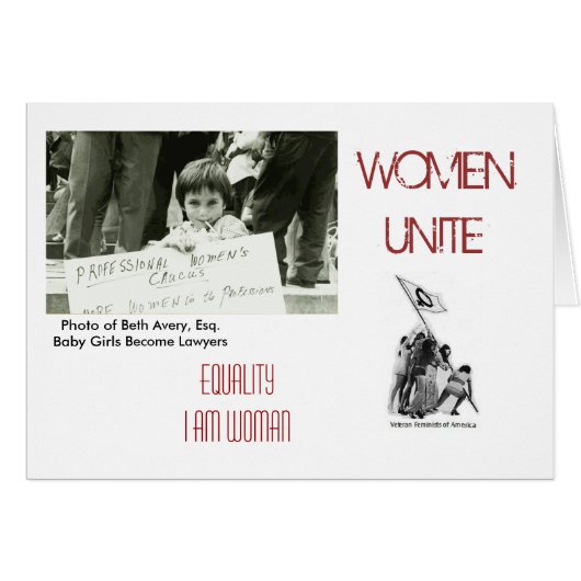 EQUALITY FOR OUR DAUGHTERS CARDS (Front Horizontal)