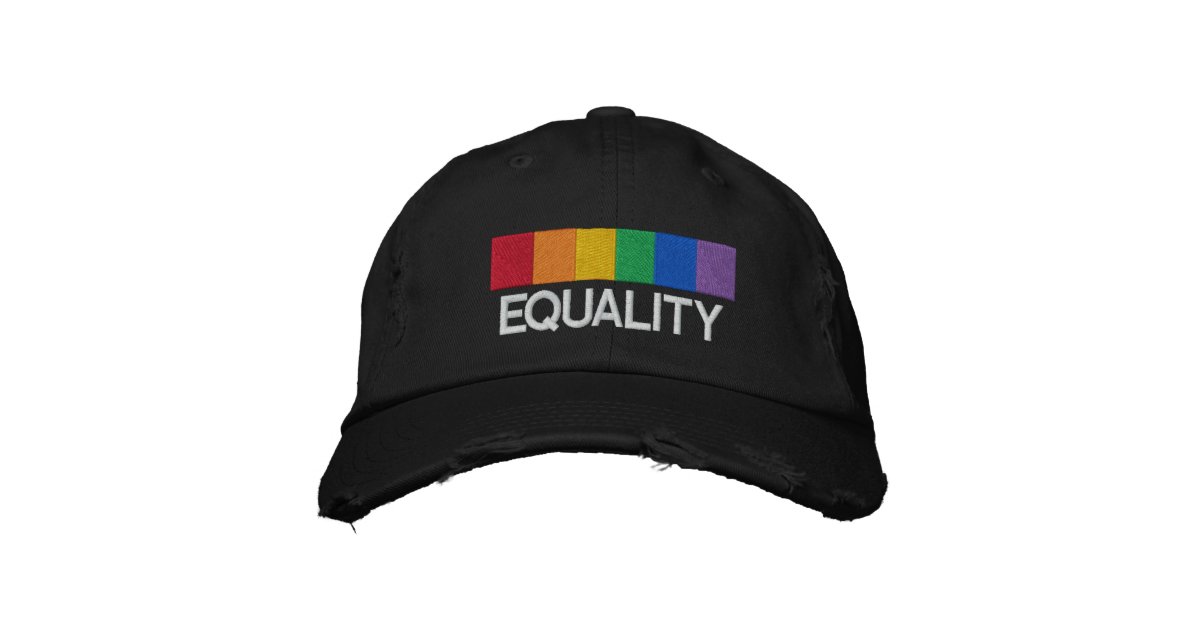 Flying Rainbow Flag Trucker Cap Pride Ally Hat LGBTQ 