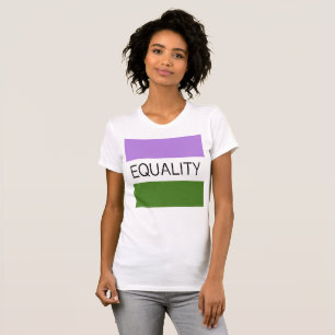 EQUALITY Genderqueer Flag T-Shirt