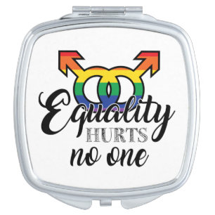 Equality Hurts No One Compact Mirror
