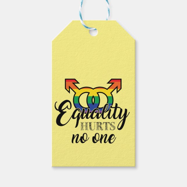 Equality Hurts No One Gift Tags (Front)