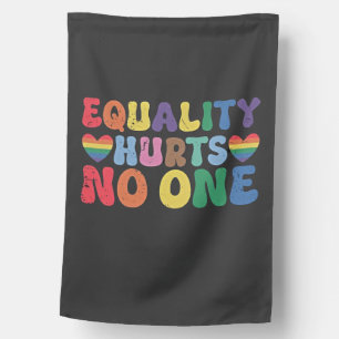 Equality Hurts No One LGBT Human Right House Flag