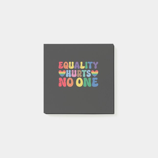 Equality Hurts No One LGBT Human Right  Post-it Notes (Front)