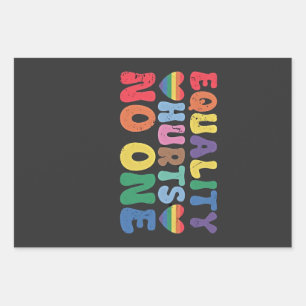 Equality Hurts No One LGBT Human Right Wrapping Paper Sheets