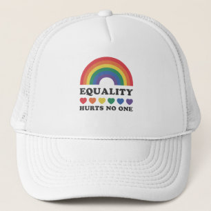 EQUALITY HURTS NO-ONE TRUCKER HAT
