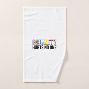 Equality Hurts No One Vintage Pride Shirt Design_1 Hand Towel