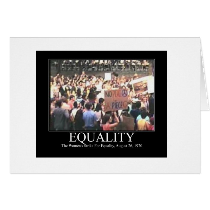 EQUALITY, I AM WOMAN CARD