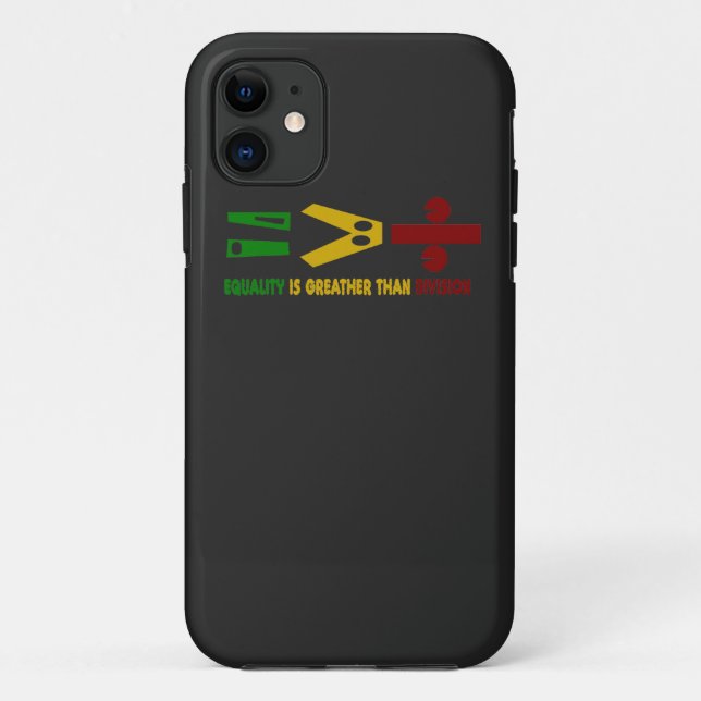 equality is greater than division Case-Mate iPhone case (Back)