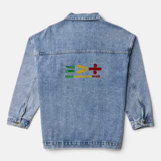 equality is greater than division denim jacket