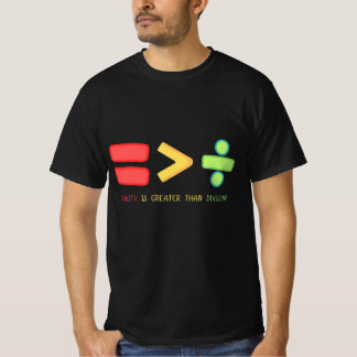 Equality Is Greater Than Division Shirt