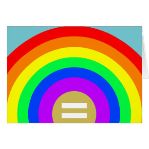 EQUALITY IS THE GOLD UNDER THE RAINBOW CARDS