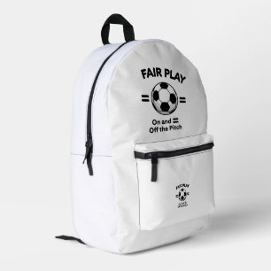 Equality Kickoff: Fair Play On and Off the Pitch Printed Backpack
