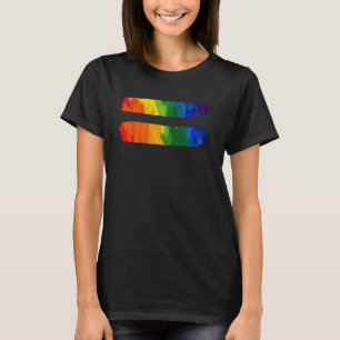Equality LGBT Pride Awareness Rainbow For Gay & Le T-Shirt
