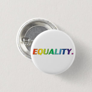 Equality Lgbtq Lgbt gay pride rainbow colors Button