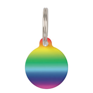Equality lgbtq rainbow gay pride flag colors - dog pet ID tag