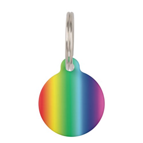 Equality lgbtq rainbow gay pride flag colors _ dog pet ID tag