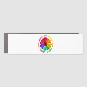 Equality Love Inclusion Hope Diversity Kindness Car Magnet