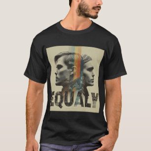 Equality Now – Vintage Protest Poster Collage T-Shirt