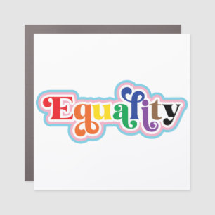 Equality Pride Car Magnet