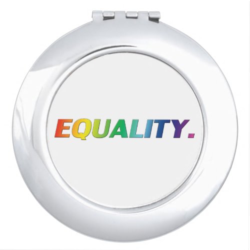 equality pride colors _ beauty compact mirror