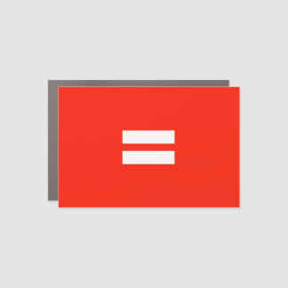 Equality Pride Flag Car Magnet