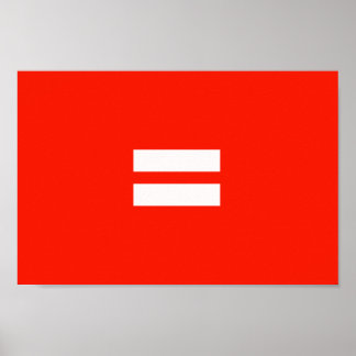 Equality Pride Flag Poster
