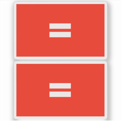 Equality Pride Flag Sticker