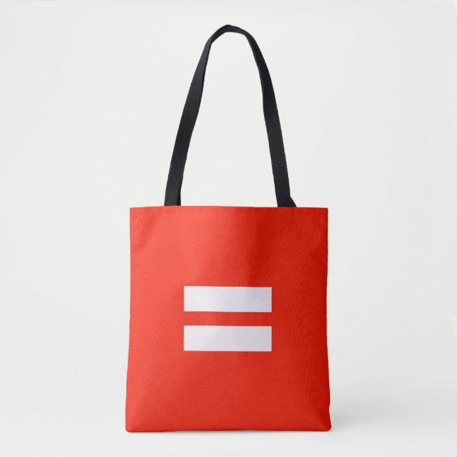 Equality Pride Flag Tote Bag (Front)
