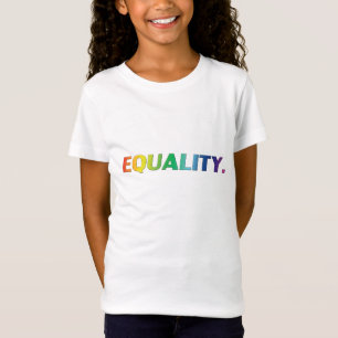 Equality pride lgbtq lgbt queer gay rainbow colors T-Shirt