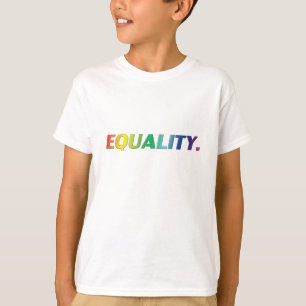Equality pride lgbtq lgbt queer gay rainbow colors T-Shirt