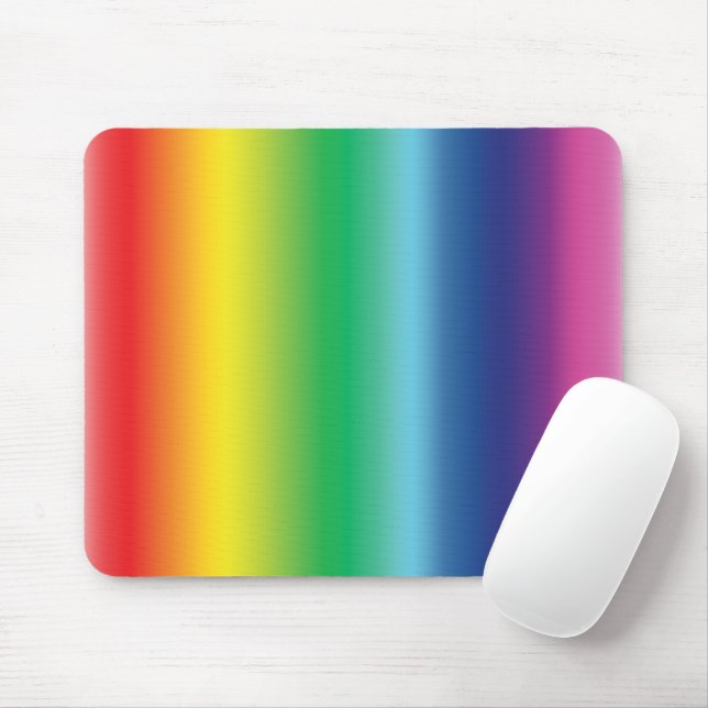 equality pride rainbow colors - Mousepad (With Mouse)