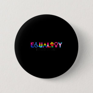 Equality Pride Rainbow Lgbtq Feminist Disability S Button