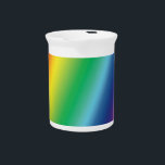equality rainbow pride colors - Porcelain Pitcher<br><div class="desc">equality rainbow pride colors - Porcelain Pitcher</div>