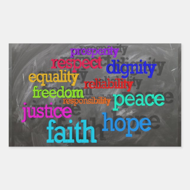 Equality Rectangular Sticker (Front)