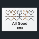 Equality Sign<br><div class="desc">We are all human, regardless of our skin color. Let's celebrate who we are and respect the diversity of our backgrounds. There is no room for hate, racism or prejudice. Let's build bridges, not walls. We are stronger together than we are apart!</div>