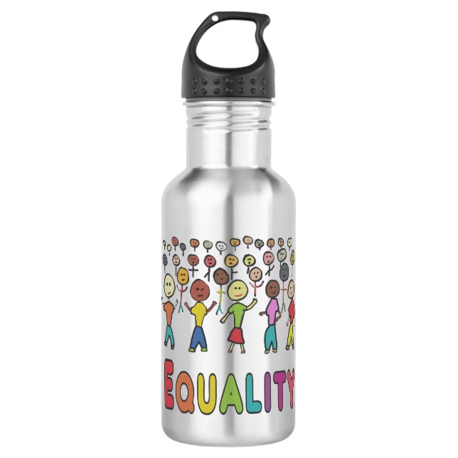 Equality Stainless Steel Water Bottle (Front)