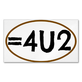 EQUALITY STICKER BUSINESS CARD MAGNET