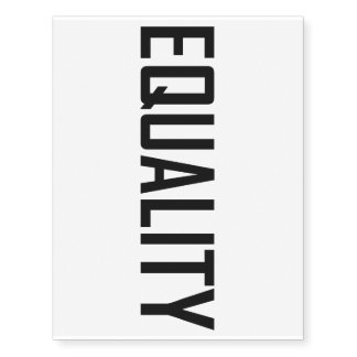 Equality Temporary Tattoos