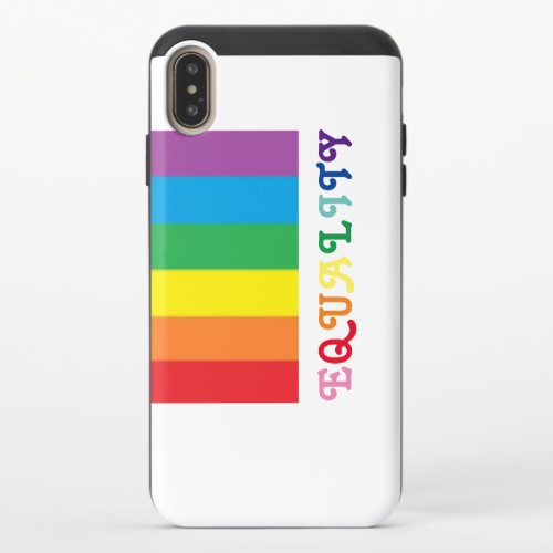 Equality  iPhone XS Max Slider Case