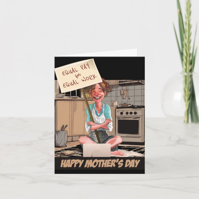 Equality Warrior: Mother's Day Edition Holiday Card (Front)