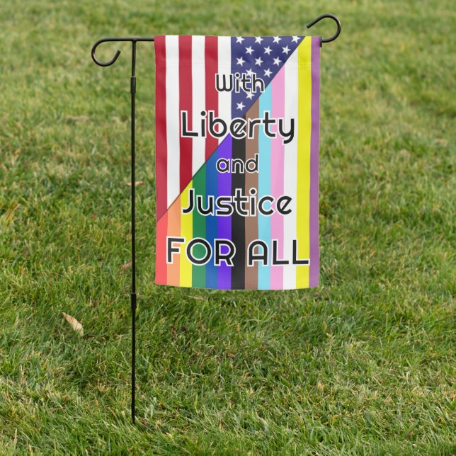 Equality Weatherproof Garden Flag (In SItu)