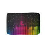 Equalizer Disco Lights Music Volume Bath Mat