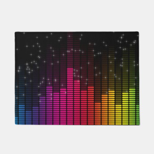 Equalizer Disco Lights Music Volume Doormat