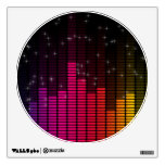 Equalizer Disco Lights Music Volume Wall Decal