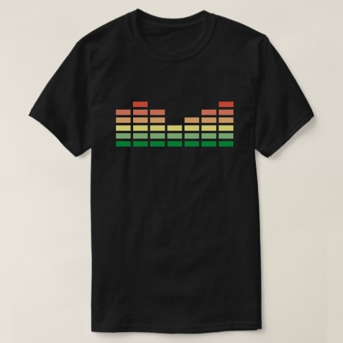 Equalizer DJ Music Dance Club Editable Funny Color T_Shirt