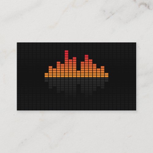 Equalizer - Orange Business Card